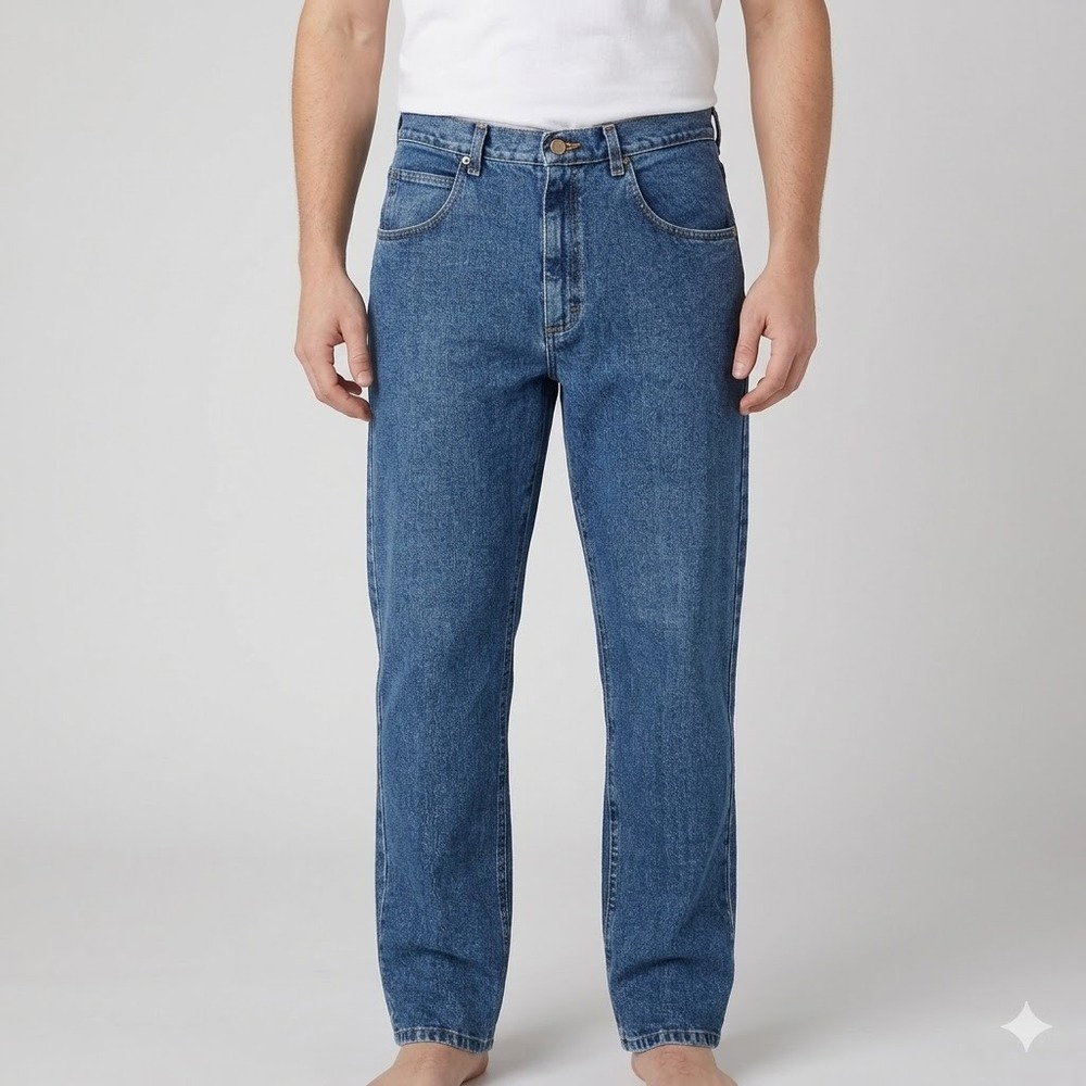 Wrangler Silver Edition Relaxed Fit Premium Quality‎ Jeans 34x34 Blue